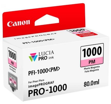 Картридж Canon PFI-1000 PM Photo Magenta для PRO-1000 (80 мл)