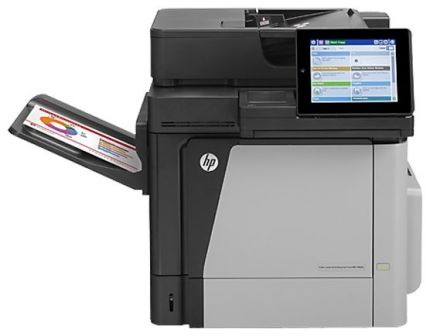 МФУ цветной HP LaserJet Enterprise M680dn (CZ248A), A4, принтер/копир/сканер, 42/42 стр чб/цвет, дуплекс, 2Гб (до 3Гб), ADF 100 листов, USB 2.0, сеть