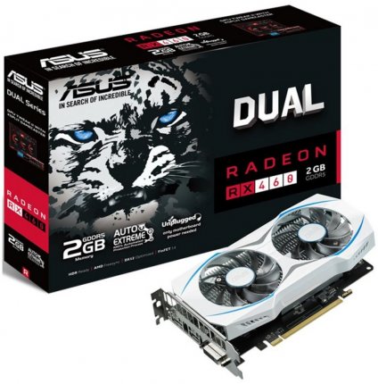 Видеокарта Asus DUAL RX460 2G Radeon RX 460