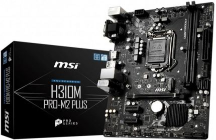 Материнская плата MSI H310M PRO-M2 PLUS, Intel H310, s1151v2, mATX