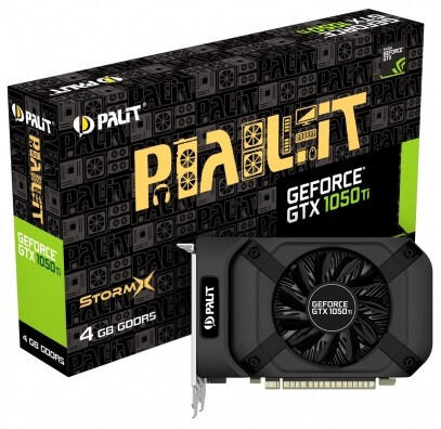 Видеокарта Palit PA GTX1050Ti StormX 4G GeForce GTX 1050 Ti