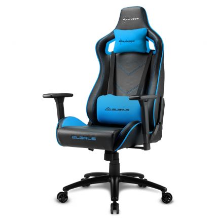 Игровое кресло Sharkoon Elbrus 2 чёрный/синий
