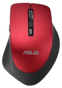 Мышь Asus WT425 красный оптическая (1600dpi) беспроводная USB2.0 для ноутбука (5but)