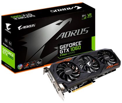 Видеокарта Gigabyte GV N1060AORUS 6GD GeForce GTX 1060
