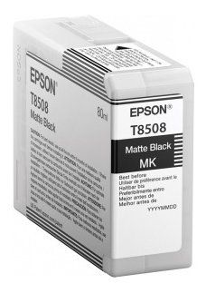 Картридж струйный Epson T8508 C13T850800 черный матовый (80мл) для Epson SureColor SC-P800