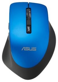 Мышь Asus WT425 синий оптическая (1600dpi) беспроводная USB2.0 для ноутбука (5but)