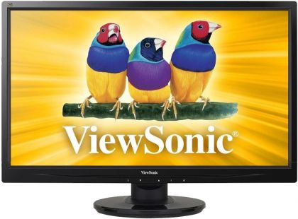Монитор ViewSonic VA2445-LED 23.6" глянцевый черный