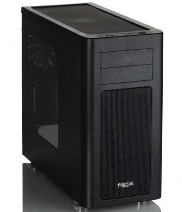 Корпус Fractal Design Arc Midi R2 черный w/o PSU ATX SECC 3*fan 2*USB3.0 audio screwless bott PSU window