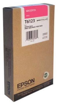 Картридж Epson T6123 Magenta для Stylus Pro 7400/ 7450/ 9400/ 9450 (220 мл)