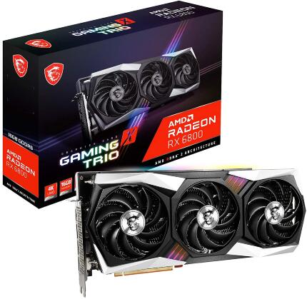 Видеокарта MSI Radeon RX 6800 GAMING X TRIO 16G
