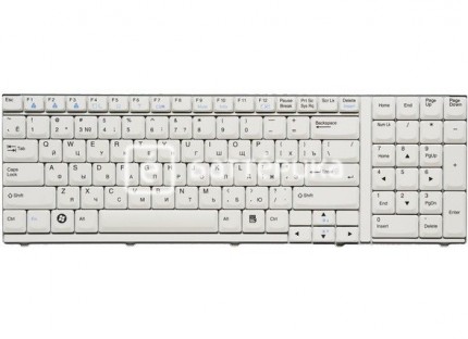 Клавиатура для ноутбука LG R700/ S900 RU, White
