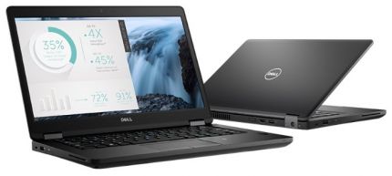 Ноутбук Dell Latitude 5480 Core i5 7200U/4Gb/500Gb/Intel HD Graphics 620/14"/HD (1366x768)/Windows 10 Professional 64/black/WiFi/BT/Cam