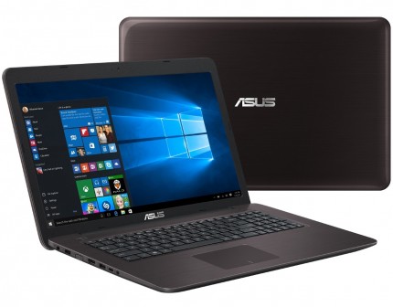 Ноутбук Asus X756UV-TY042T темно-коричневый