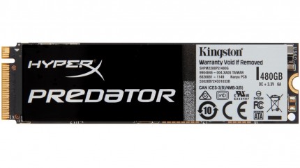 Накопитель SSD Kingston PCI-E x2 480Gb SHPM2280P2/480G HyperX