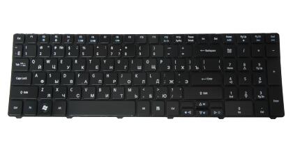Клавиатура для ноутбука Acer Aspire 5410T/ 5536/ 5536G/ 5738/ 5739/ 5810T/ 7738, Timeline 5820TG RU, Glossy Black