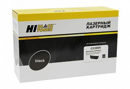 Картридж Hi-Black (HB-CE260X) для HP CLJ CP4025/4525, Восстановленный, Bk,17K