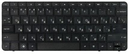 Клавиатура для ноутбука HP Compaq CQ10, Mini 110-3000 RU, Black