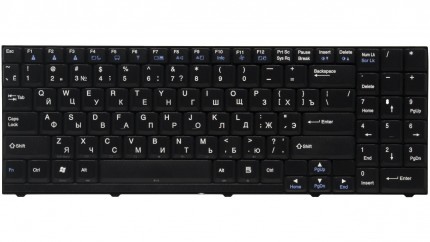 Клавиатура для ноутбука LG LW60 RU, Black