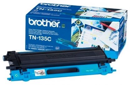 Картридж с тонером Brother TN-135C синий ( 4000 стр. @ 5% ) для HL4040CN/ HL4040CDN, DCP-9040CN, MFC-9440CN