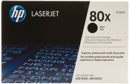 Картридж HP 80X Black для LJ Pro 400 MFP M425dn/ M425dw M401a/ M401d/ M401dn/ M401dw (6900 стр)
