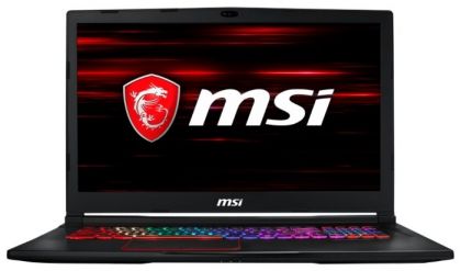 Ноутбук MSI GE73 Raider RGB 8RF-096XRU Core i7 8750H/ 16Gb/ 1Tb/ nVidia GeForce GTX 1070 8Gb/ 17.3"/ FHD (1920x1080)/ noOS/ black/ WiFi/ BT/ Cam