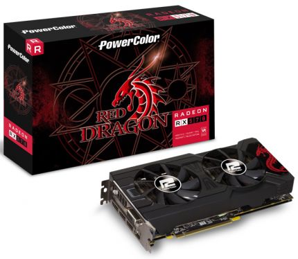 Видеокарта PowerColor Red Dragon AXRX 570 4GBD5 3DHD/OC Radeon RX 570