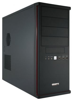 Корпус Gigabyte GZ-X7 черный без БП ATX 1x120mm 2xUSB2.0 audio