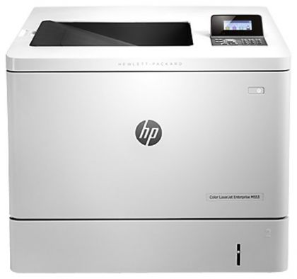 Лазерный принтер цветной HP LaserJet Enterprise 500 M553dn (B5L25A), A4, 1200x1200 т/д, 38/38 стр чб/цвет, дуплекс, 1024 Мб (до 2048 Мб), USB 2.0, сеть