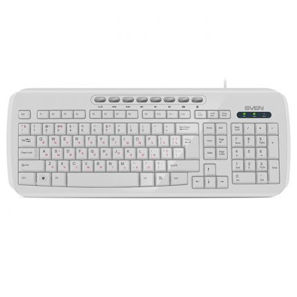 Клавиатура SVEN KB-C3050 белая