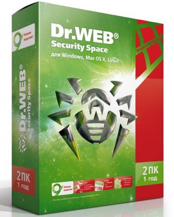 ПО DR.Web Security Space 2 ПК/1 год (BHW-B-12M-2-A3)