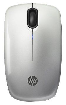 Мышь HP z3200 серебристый/черный оптическая (1600dpi) беспроводная USB для ноутбука (2but)