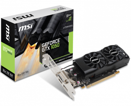Видеокарта MSI GTX 1050 2GT LP GeForce GTX 1050