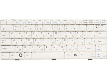 Клавиатура для ноутбука MSI Wind U100 RU, White