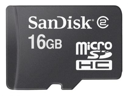 Карта памяти microSDHC 16Gb Class4 Sandisk SDSDQM-016G-B35 Mobile w/o adapter