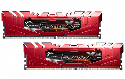 Модуль памяти DDR4 G.SKILL FLARE X (AMD) 16GB (2x8GB kit) 2400MHz (F4-2400C16D-16GFXR)