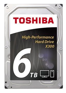 Жесткий диск Toshiba SATA-III 6Tb HDWE160EZSTA X300 (7200rpm) 128Mb 3.5"