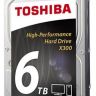 Жесткий диск Toshiba SATA-III 6Tb HDWE160EZSTA X300 (7200rpm) 128Mb 3.5"
