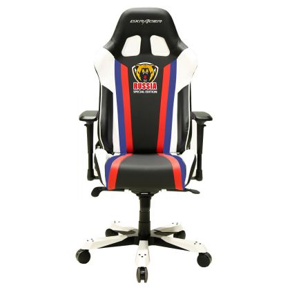 Игровое кресло DXRacer King OH/KS18/NWRI чёрный/триколор