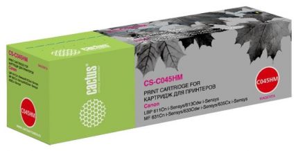 Картридж Cactus CS-C045HM пурпурный (2200стр.) для Canon LBP 611Cn/613Cdw/631Cn/633Cdw/635Cx