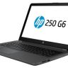 Ноутбук HP 250 G6 15.6"(1366x768)/ Intel Core i3 7020U(2.3Ghz)/ 4096Mb/ 500Gb/ DVDrw/ Int:Intel HD/ Cam/ BT/ WiFi/ 41WHr/ war 1y/ 1.86kg/ Dark Ash Silver/ DOS