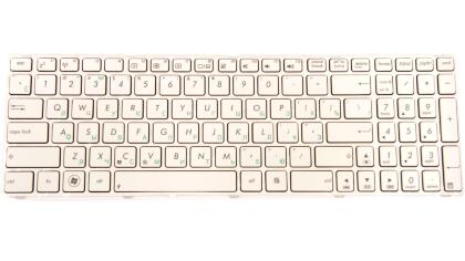 Клавиатура для ноутбука Asus G73, RU, White frame/ White key