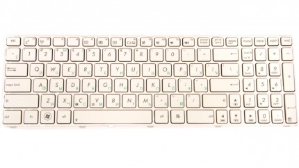 Клавиатура для ноутбука Asus G73, RU, White frame/ White key