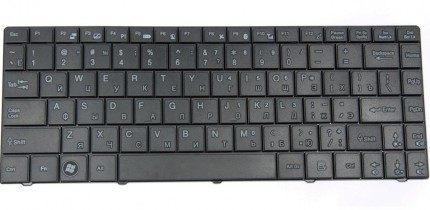 Клавиатура для ноутбука MSI X-Slim X300/ X320/ X340 RU, Black