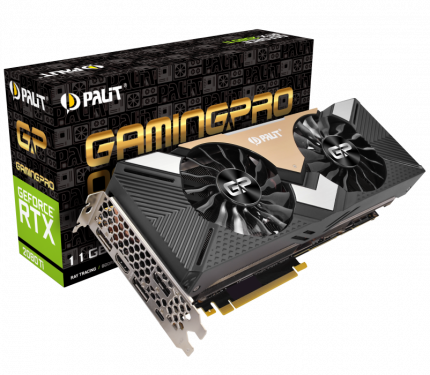 Видеокарта Palit GeForce RTX 2080 Ti GamingPro OC GeForce RTX 2080 Ti