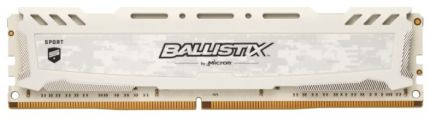 Модуль памяти DDR4 Crucial 4Gb 2666MHz Ballistix SPORT LT White Series CL16 (BLS4G4D26BFSC)