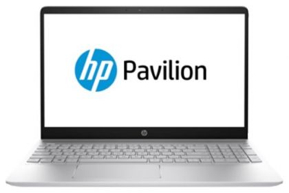 Ноутбук HP Pavilion 15-ck003ur Core i5 8250U/ 4Gb/ 1Tb/ Intel HD Graphics 620/ 15.6"/ UWVA/ FHD (1920x1080)/ Windows 10/ silver/ WiFi/ BT/ Cam