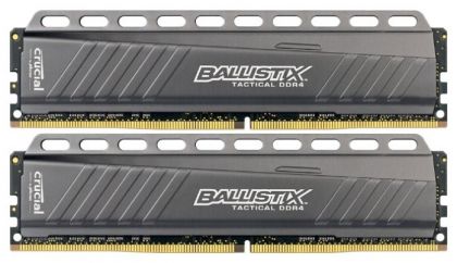 Модуль памяти Crucial 16GB Kit (8GBx2) DDR4 3000 MT/s (PC4-24000) CL15 DR x8 Unbuffered DIMM 288pin Ballistix Tactical