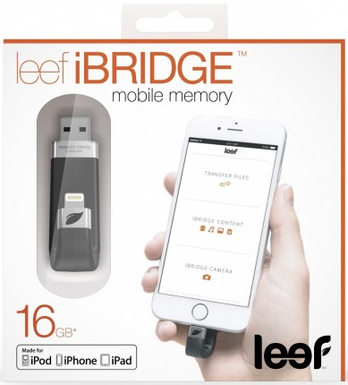 Флешка LEEF iBridge 16GB черный