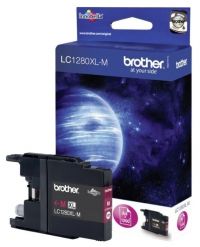 Картридж Brother LC-1280XLM большой емкости с пурпурными чернилами (до1200 страниц формата A4 при 5%) для MFC-J6510/ 6910