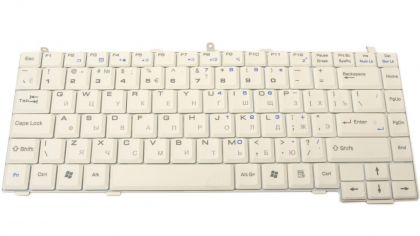 Клавиатура для ноутбука MSI Megabook VR330X, LG K1 RU, White